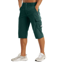 Vandringsshorts Herr Elastisk Midja Dragsko Chinos Korta Casual Lös Passform Gym Shorts Utomhus Aktivkläder GN1, Storlek S