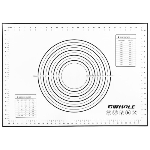 GWHOLE Large Non Stick Silicone Baking Mat with
