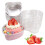 Heart Shaped Cake Tin Mini Loaf Cases Pink 1