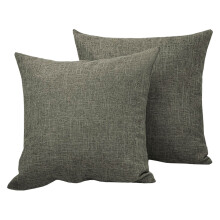 Taies d'oreiller respirantes en coton et lin (lot de 2)