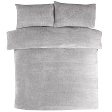 Sleepdown Teddy Fleece Duvet Cover Quilt Bedding