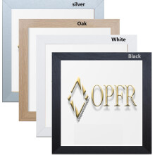 Square Size Black,Oak,Silver, White, Photo