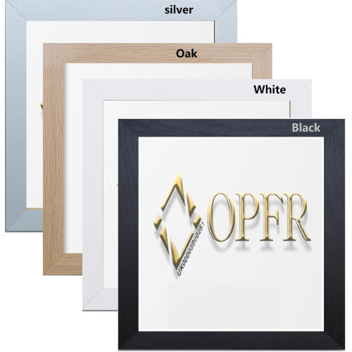 Square Size Black,Oak,Silver, White, Photo