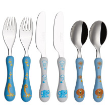 Exzact Children's Cutlery Stainless Steel 6pcs,
