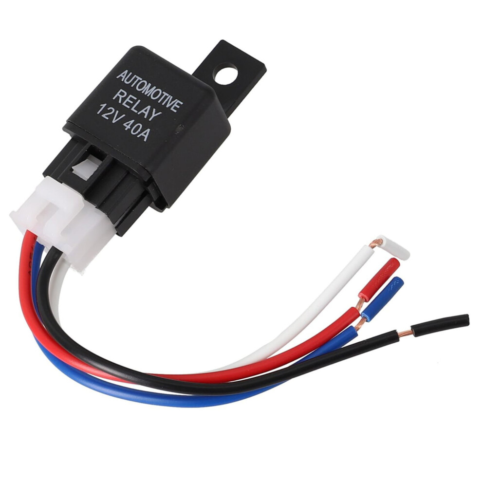 Spst Cable Car Relay Cable Car Relay 12V 1Pc 4 Pin 40A Cable Car Relay For Car Alarms Hid Headlights 1*Car Relay 9489952015958