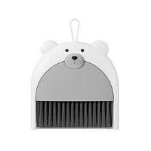 Set mini mătură și făraș pentru casă/birou, perie de curățare mică și drăguță cu orificiu pentru agățat (7,09x9,25 in)
