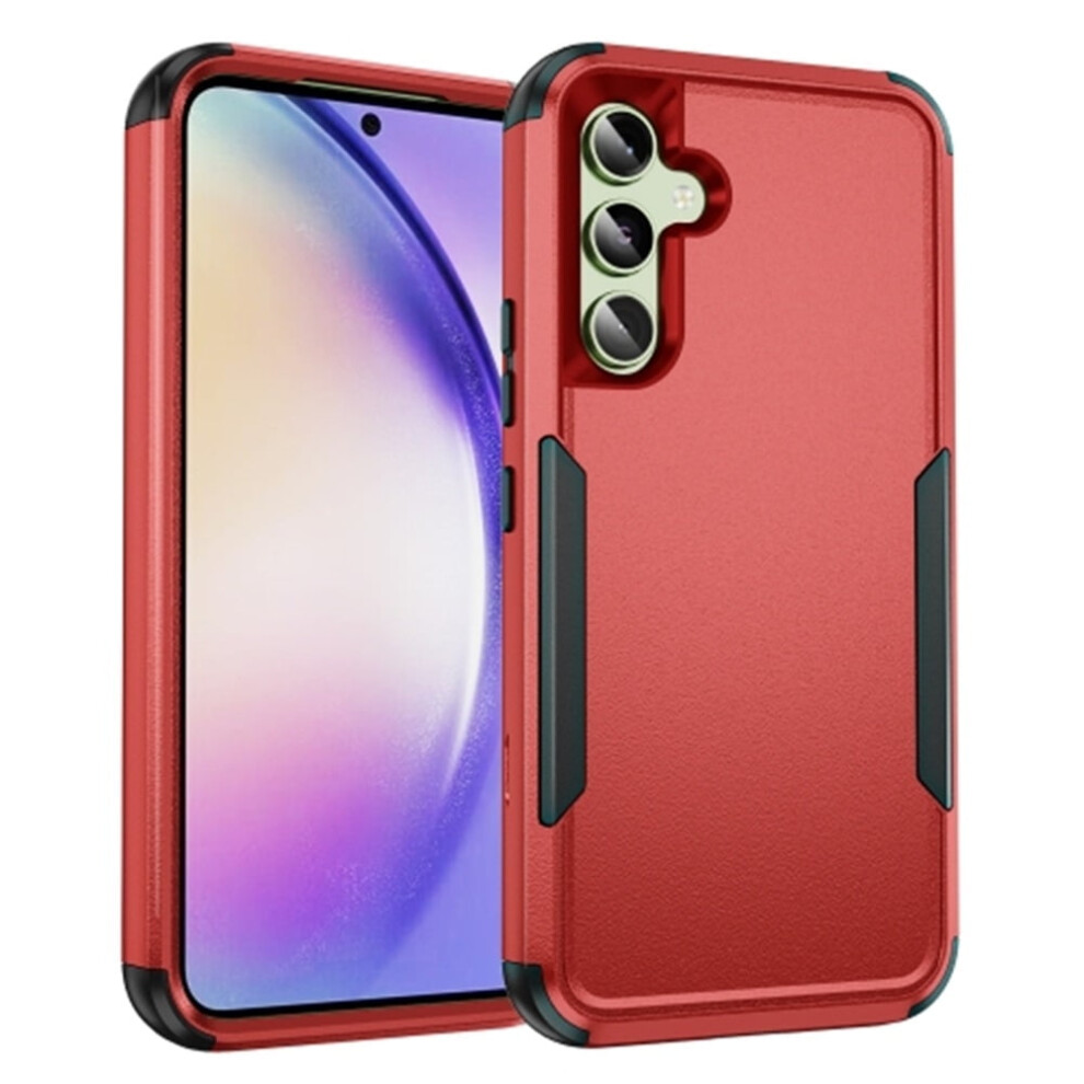Heavy Duty 3-Layer Shockproof Bumper Case For Samsung Galaxy A54 5G (6.4"), Dropproof & Rubber Protection, Â Compatible With Galaxy A54(5G) Red 9489952020211