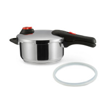 Stainless Steel Pressure Cooker, 4 litres, Silver