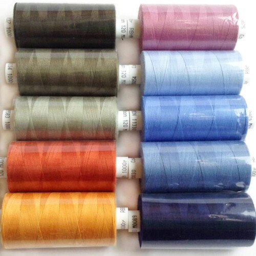 Moon Polyester Reels Thread Sewing Over Locking