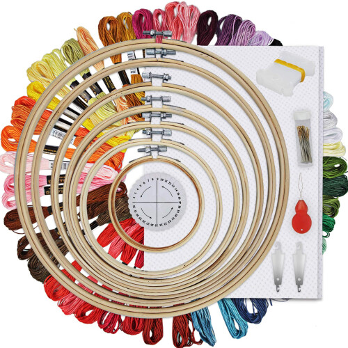 HAUSPROFI Embroidery Starter Kit - Cross Stitch