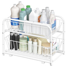 SONGMICS Cupboard Organiser, 2-Tier Under Sink