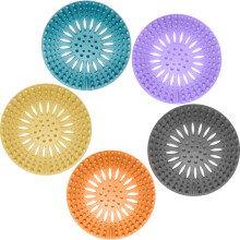 Gotega 5 Pcs Hair Catcher Shower Drain Covers