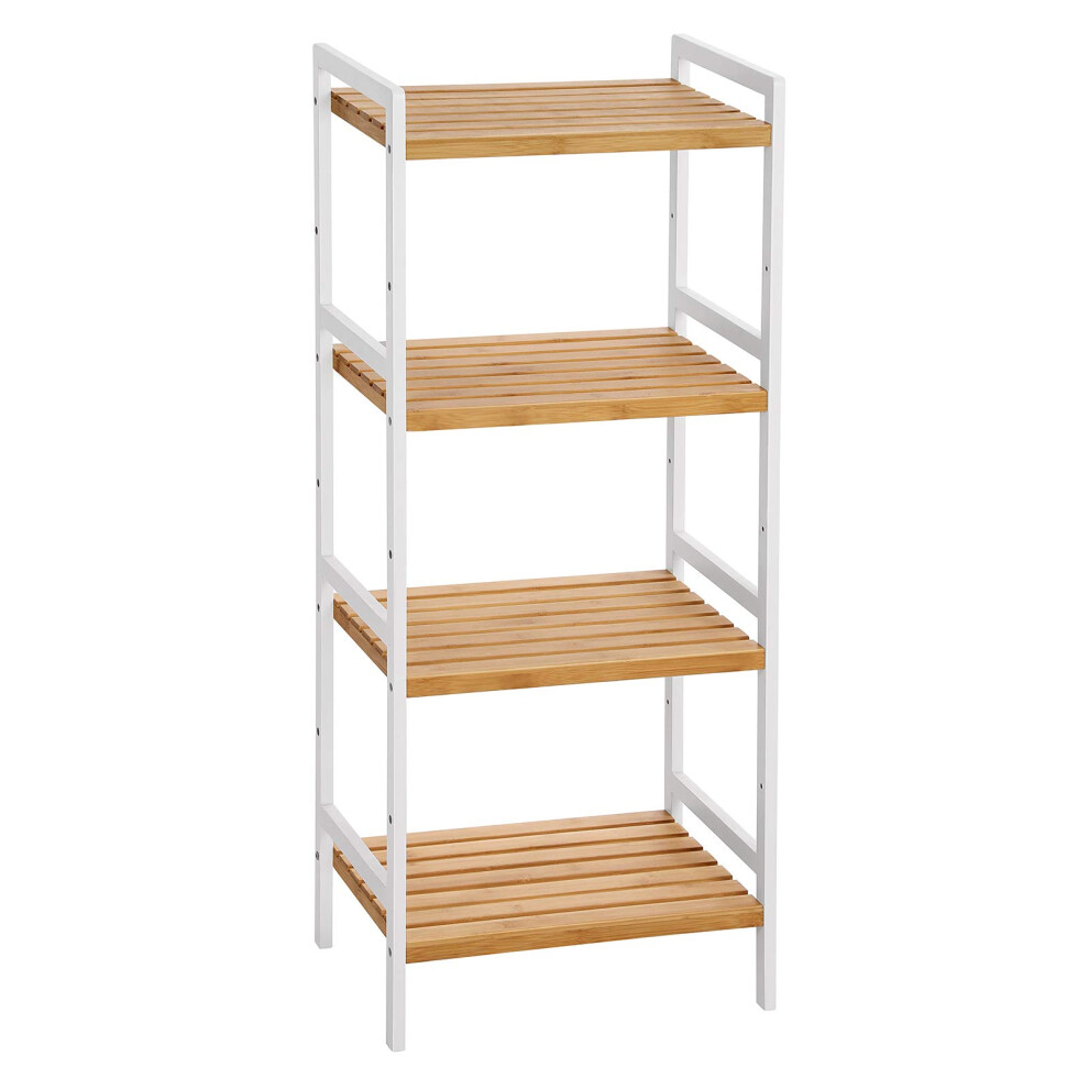 Songmics 4-Tier Bamboo Storage Rack For Bathroom,