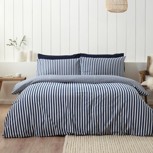 Catherine Lansfield Catherine Lansfield Brushed Stripe Cotton