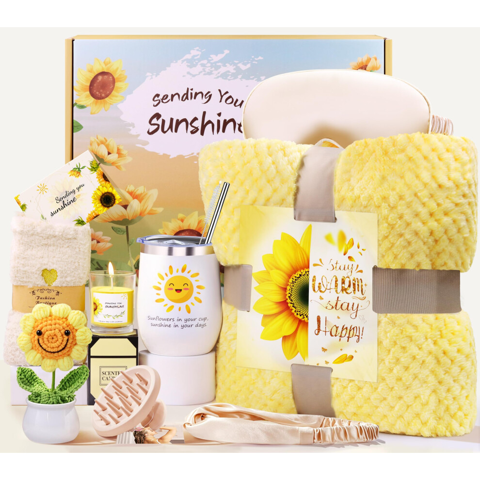 Livehitop Gifts For Women, Sunflower Pamper Gifts