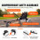 Hoverboard Kart Seat – Compatible with 6.5", 8", 8.5", 10" hoverboards, handlebar control, adjustable frame, 220 lbs capacity 2