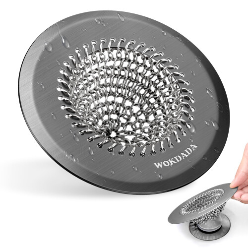 WOKDADA Shower Hair Drain Catcher, Easy Clean