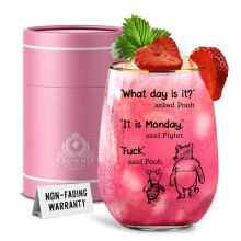 CROWNLY CRYSTAL Gifts for Women: Personalized Gifts, Wine Glasses, and Cute Ideas