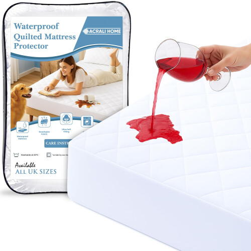Acrali Home Quilted Waterproof Cot Bed Mattress