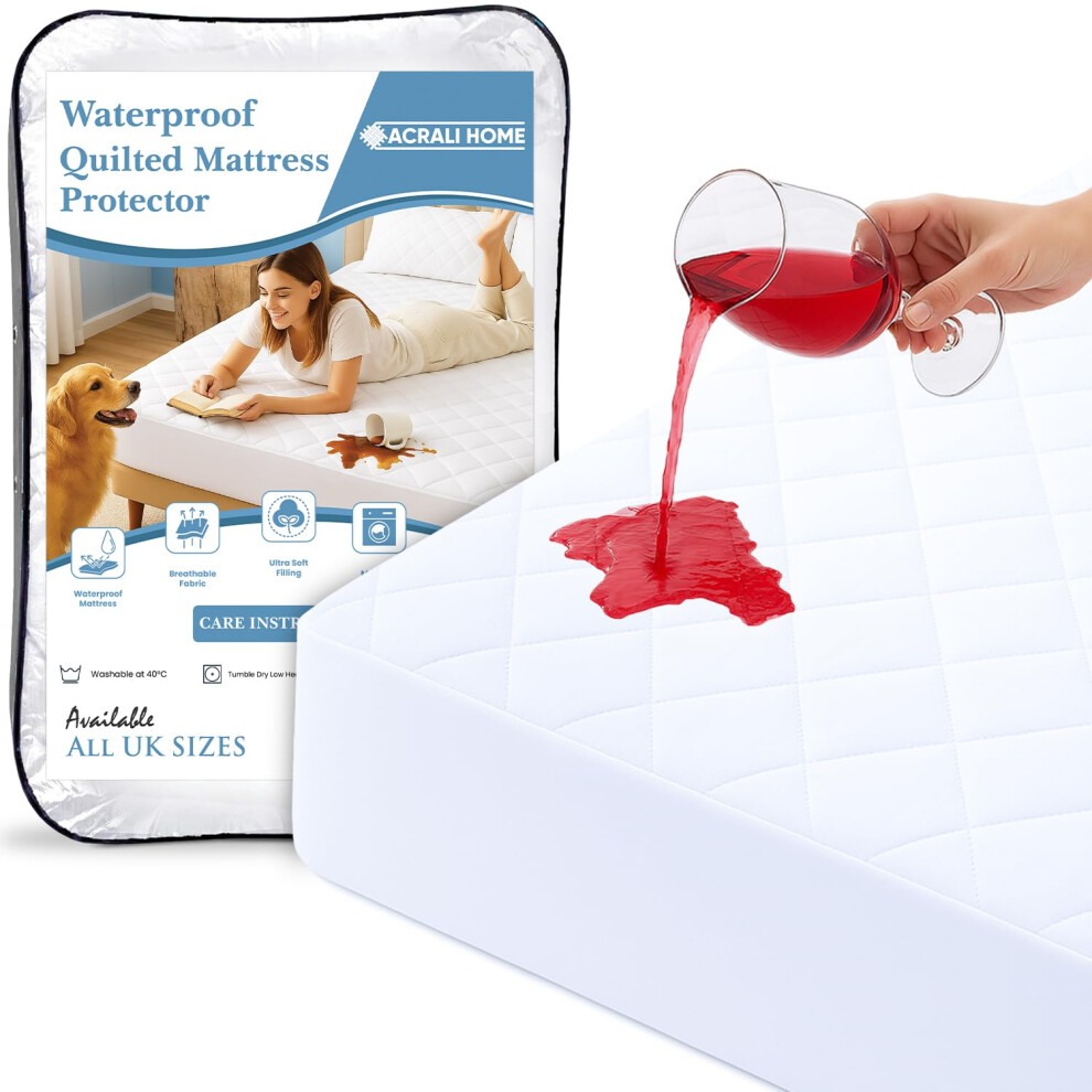 Acrali Home Quilted Waterproof Cot Bed Mattress
