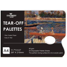STATIONERY ISLAND A4 Tear Off Palette - 50 Sheets