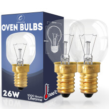 Coselena 26W Pygmy Oven Bulb – Pack of 2 SES E14