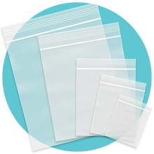 Triplast Grip Seal Clear Plastic Bags - Pick Qty