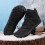 Men's Snow Boots Wide Width Black Size 9 6