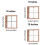CIYISON Solid Wood Picture Frame with 3D Glass Panel Square 5
