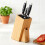 Bambus knivholder 10,5x16,5x24,5 cm 2