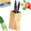 Bambus knivholder 10,5x16,5x24,5 cm 8