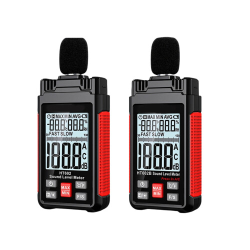 Accurate Sound Pressure Level Meter ABS Material Light-HT602A 1
