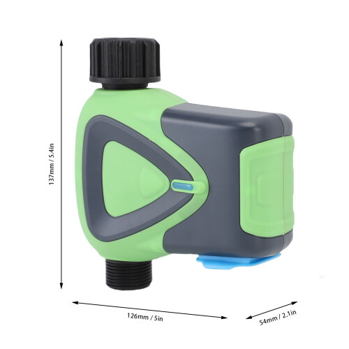 WiFi-Wasser-Timer 137x126x54mm 4xAA Bluetooth 5.0 IP65 1
