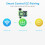 WiFi-Wasser-Timer 137x126x54mm 4xAA Bluetooth 5.0 IP65 5