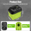 Batteriadapter for Ryobi 18V til 12V litiumbatteri 7