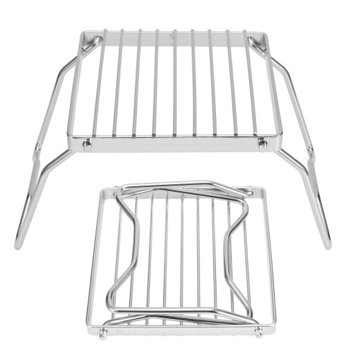 Portable Mini BBQ Grillrost Edelstahl 2