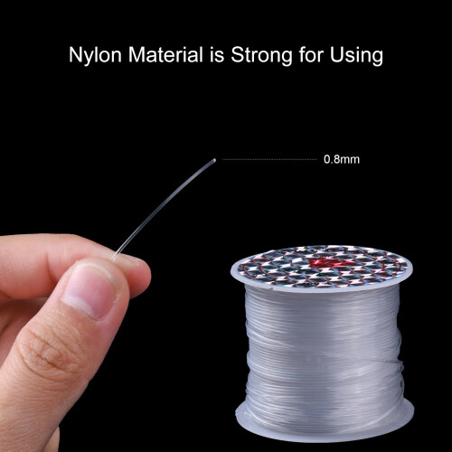 Nylon Wire Clear 0.8mm about 8m/roll 2
