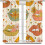 70s Lips Curtains Retro Boho Mushroom Flower Print Orange 7