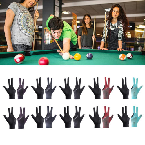 Pool Gloves Polyester Breathable Wear-Resistant Grip 1