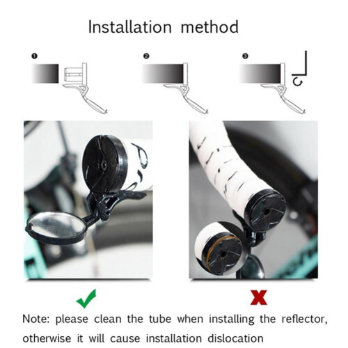 Bicycle Handlebar Rear View Mirror Adjustable 1