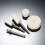 Wool Polishing Wheel Set Felt Pad 129 Pcs White 4