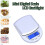 tooloflife Mini Digital Weighing Scale Pocket Scale LCD Backlight Display for Net Weight Determination Silver 6