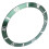 Watch Bezel Insert Ring Replacement Green for Professional Wristwatch 40mm 16
