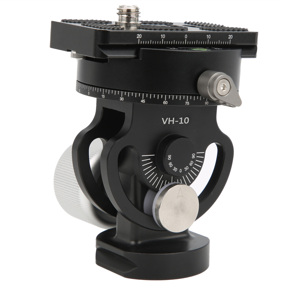 Vh10 Panoramic Aluminum Ball Head For Tripods, 6-10Kg Load, 90Mm Height 4661391861425