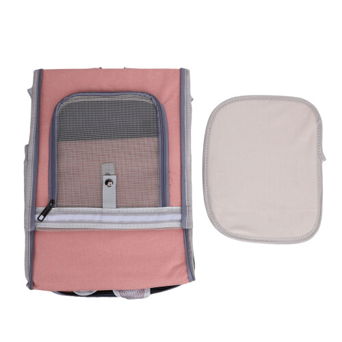 Rosa Tier-Transport-Rucksack 43  30,5 cm leicht 1