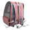 Rosa Tier-Transport-Rucksack 43  30,5 cm leicht 11
