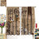 Retro Brown Latte Bean Tea Thermal Drapes Rod Pocket 2 4