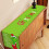 Chemin de table de Noël motif elfe vert 13 x 72 pouces 5