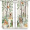 Woodland Animal Curtains Rustic Forest Pattern 2 Panels 2