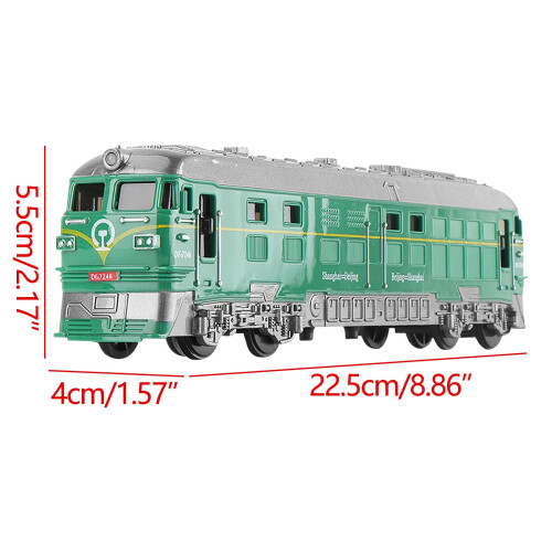 Mini Inertia-Powered Train Toy with Sound and Light 2